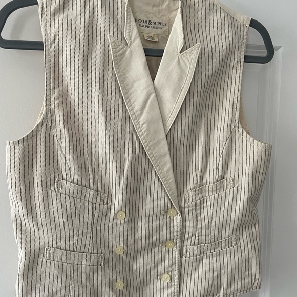 Ralph Lauren Denim & Supply Double Breasted Vest - Picture 10 of 11